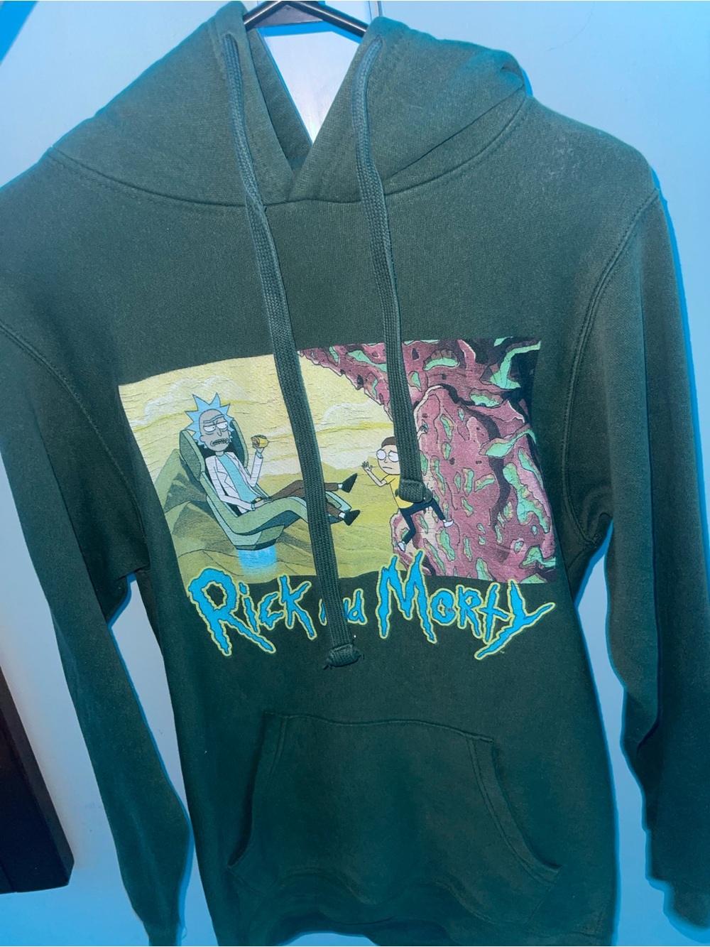 Rick and Morty Graphic Hoodie💚
